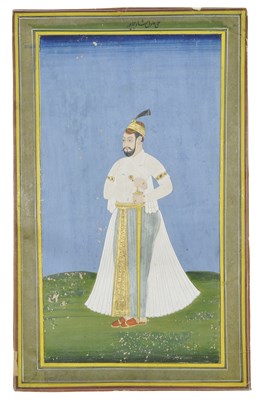 Lot 251 - A PORTRAIT OF A DECCANI SULTAN