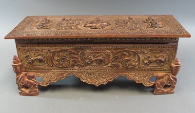 Lot 271 - A MANUSCRIPT BOX (SADAIK)