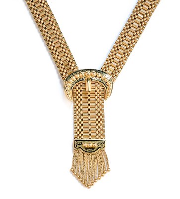 Lot 313 - GOLD NECKLACE, 1950s