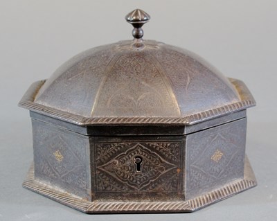 Lot 286 - A KOFTGARI JEWELLERY BOX