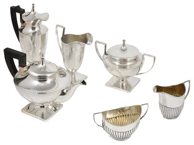 Lot 353 - AN AMERICAN FOUR-PIECE TEA SET