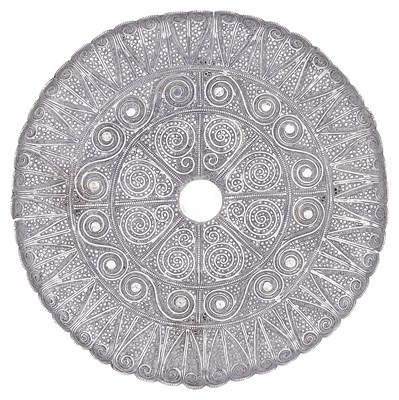 Lot 372 - A SILVER FILIGREE SALVER