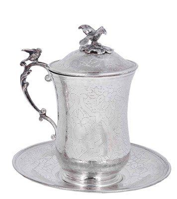 Lot 374 - AN OTTOMAN SILVER CUP