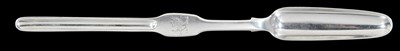 Lot 380 - A GEORGE IV SILVER MARROW SCOOP