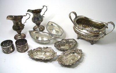 Lot 454 - A GEORGE IV SILVER SUGAR BASIN