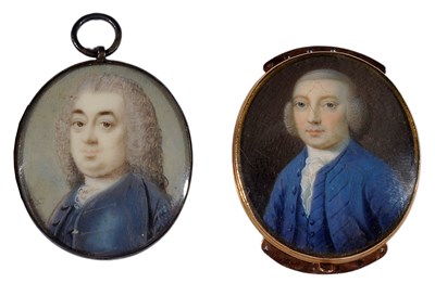 Lot 501 - ~A PORTRAIT MINIATURE OF A GENTLEMAN