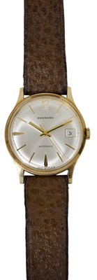 Lot 540 - GARRARD: A GENTLEMAN'S GOLD WRISTWATCH