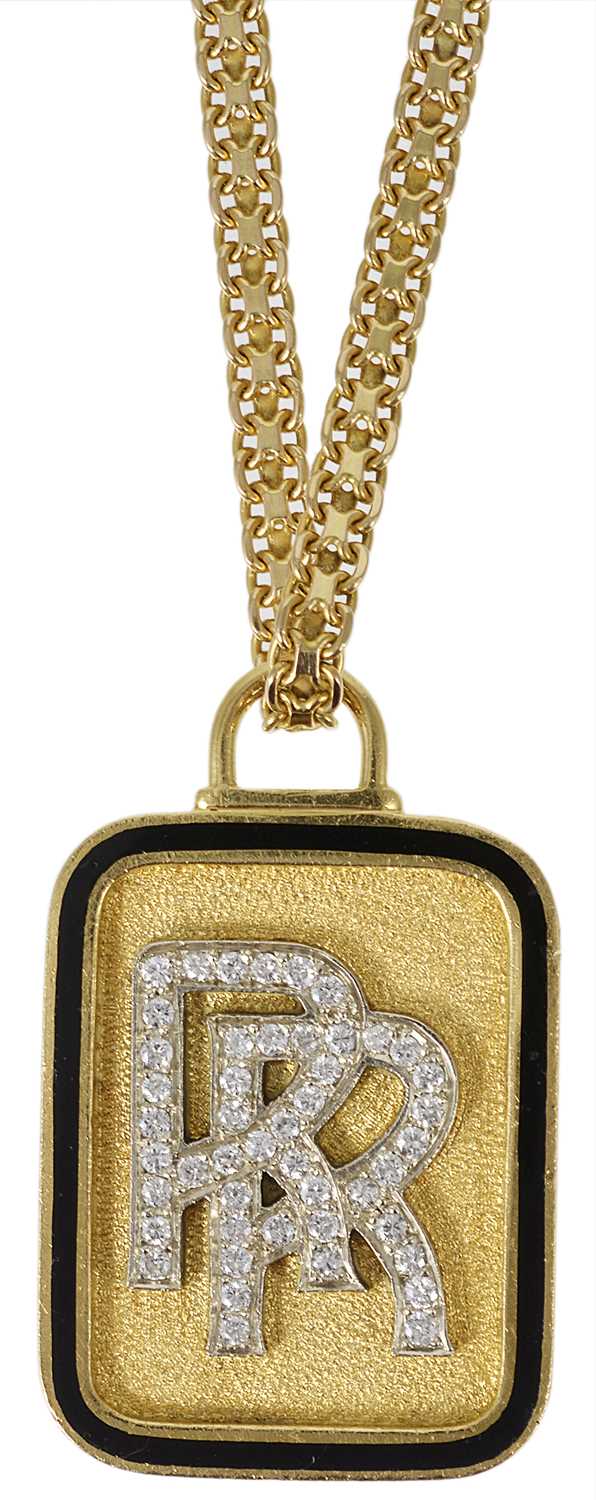 Lot 548 - 'ROLLS ROYCE' PENDANT