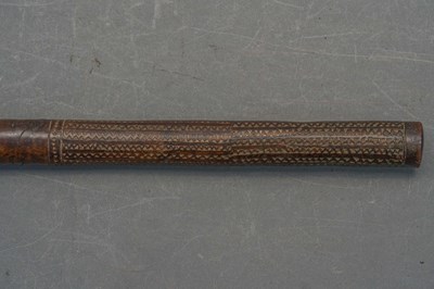 Lot 108 - A POLYNESIAN HARDWOOD CLUB, LATE 19TH/EARLY 20TH CENTURY, FIJI, SAMOA OR TONGA