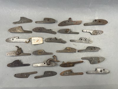 Lot 162 - A QUANTITY OF DETACHED SIDE-HAMMER PERCUSSION OR BREECH LOADING LOCK-PLATES, SECOND HALF OF THE 19TH CENTURY