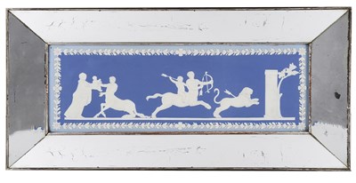 Lot 8 - A WEDGWOOD BLUE JASPER TABLET, CIRCA 1860â€‹