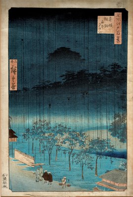 Lot 46 - A JAPANESE WOODBLOCK PRINT, UTAGAWA HIROSHIGE (1797-1858)