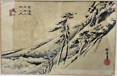 Lot 49 - A JAPANESE WOODBLOCK PRINT, UTAGAWA HIROSHIGE (1797-1858)