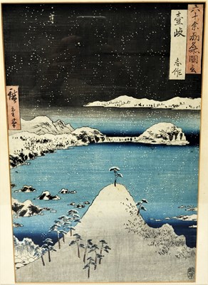 Lot 52 - A JAPANESE WOODBLOCK PRINT, UTAGAWA HIROSHIGE (1797-1858)