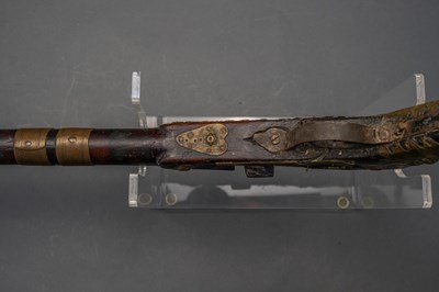 Lot 71 - A 36 BORE PERCUSSION AFGHAN RIFLE, 19TH CENTURY