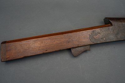 Lot 68 - A 20 BORE INDIAN MATCHLOCK GUN (TORADOR), 19TH CENTURY