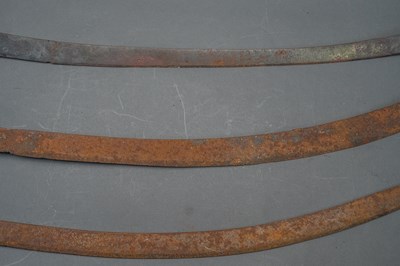 Lot 32 - THREE INDIAN SWORDS (TALWAR), 18TH/19TH CENTURY