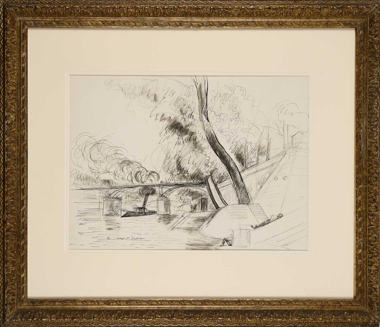 Lot 206 ANDRE DUNOYER DE SEGONZAC (FRENCH