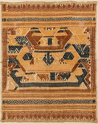 Lot 185 - A CEREMONIAL CLOTH (TAMPAN), LAMPUNG, SUMATRA, INDONESIA, 19TH CENTURY