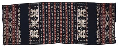 Lot 190 - A COTTON WARP IKAT, SAVU OR ROTI ISLAND, INDONESIA, FIRST HALF 20TH CENTURY