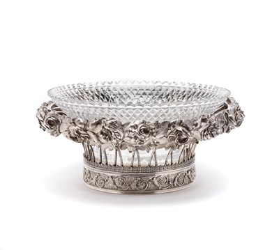 Lot 277 - A GEORGE IV SILVER BASKET, WILLIAM ELLIOTT, LONDON, 1822