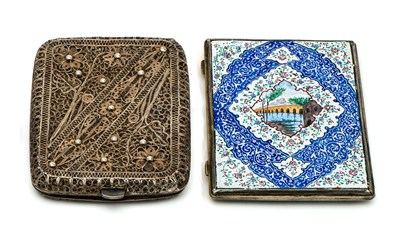 Lot 316 - ËœFOUR ASSORTED CIGARETTE CASES