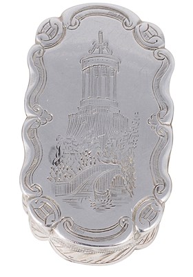 Lot 320 - A VICTORIAN SILVER VINAIGRETTE, FREDERICK MASON, BIRMINGHAM, 1877