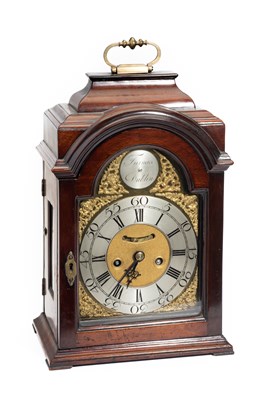 Lot 355 - AN IRISH MAHOGANY TABLE CLOCK, THIRD QUARTER 18TH CENTURY AND LATER