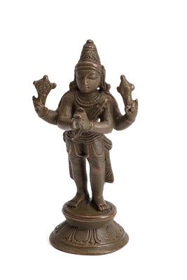 Lot 88 - A BRONZE FIGURE OF RAMA AS AVATAR OF VISHNU