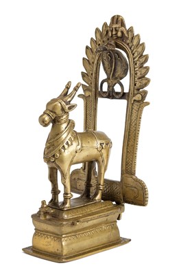 Lot 90 - A BRONZE FIGURE OF NANDI BULL