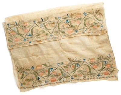 Lot 185 - â“Œ TWO OTTOMAN EMBROIDERED TEXTILES