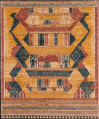 Lot 187 - TWO CEREMONIAL CLOTHS (TAMPAN)