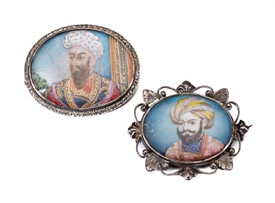 Lot 202 - ËœTWO PORTRAITS OF KINGS OF AFGHANISTAN