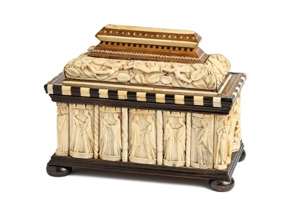 Lot 261 - â’¶ AN ITALIAN 'EMBRIACHI' MARRIAGE CASKET