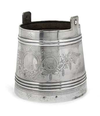 Lot 296 - A RUSSIAN SILVER BUCKET