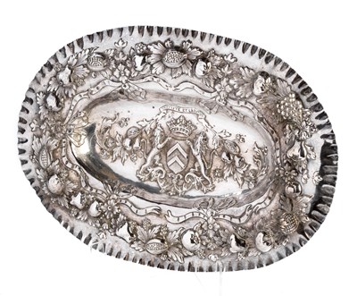 Lot 299 - A GERMAN SILVER DISH