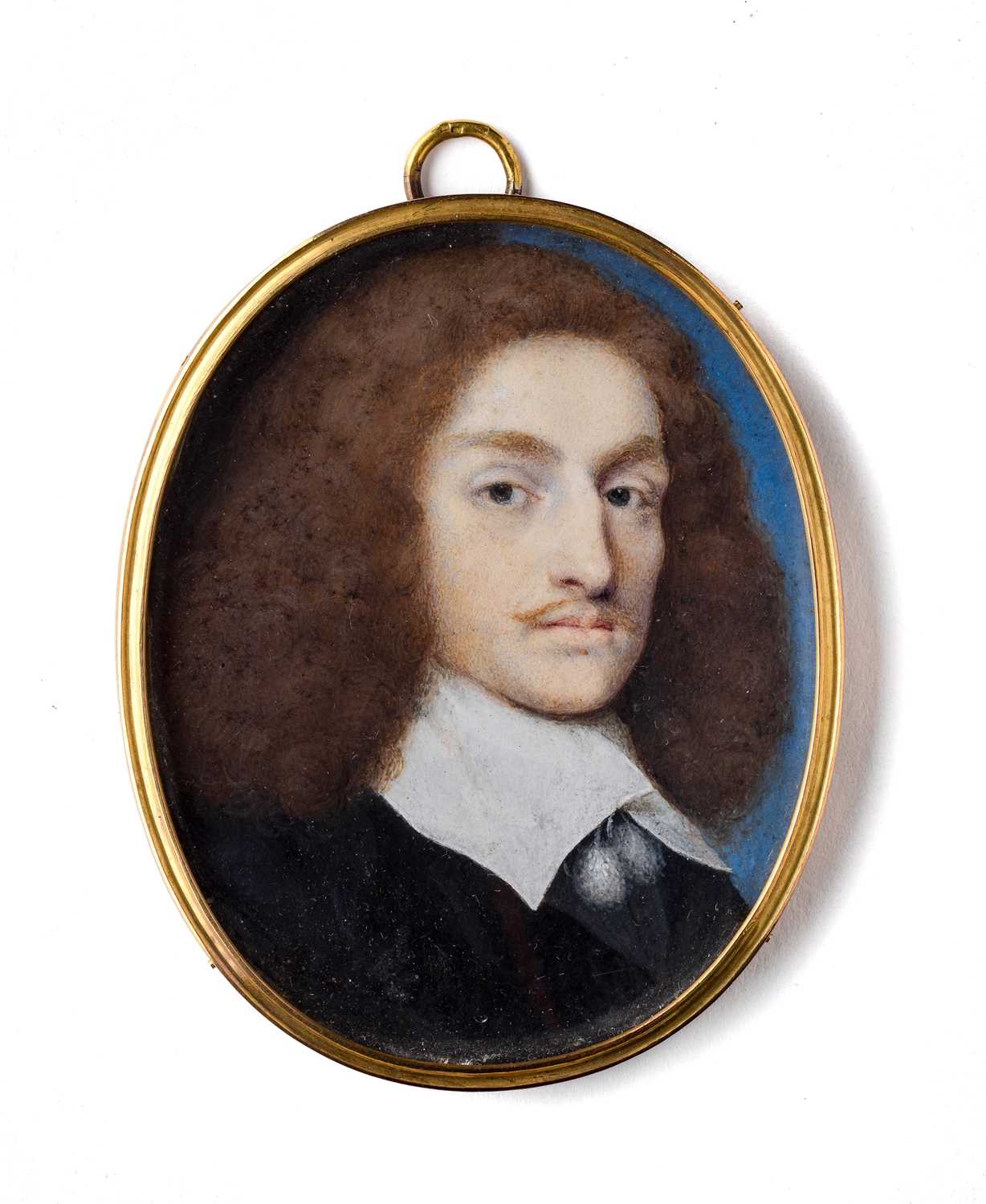 Lot 428 - A PORTRAIT MINIATURE OF A GENTLEMAN