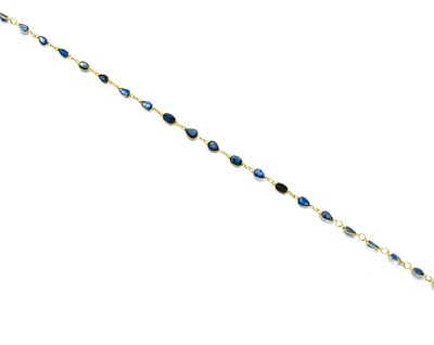 Lot 498 - SAPPHIRE NECKLACE