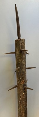 Lot 89 - A SPIKED FLAIL, 17TH CENTURY, AND ANOTHER, IN 17TH CENTURY STYLE, 19TH CENTURY