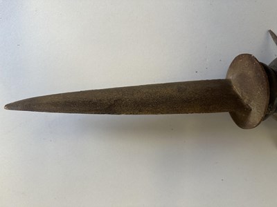 Lot 89 - A SPIKED FLAIL, 17TH CENTURY, AND ANOTHER, IN 17TH CENTURY STYLE, 19TH CENTURY