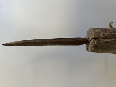 Lot 89 - A SPIKED FLAIL, 17TH CENTURY, AND ANOTHER, IN 17TH CENTURY STYLE, 19TH CENTURY