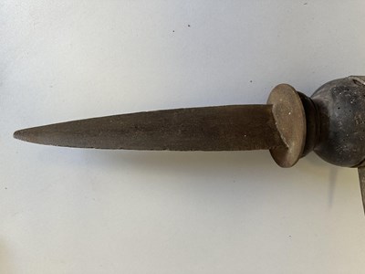 Lot 89 - A SPIKED FLAIL, 17TH CENTURY, AND ANOTHER, IN 17TH CENTURY STYLE, 19TH CENTURY