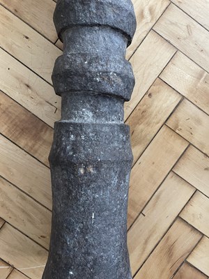Lot 24 - A RARE CHINESE IRON CANNON, PROBABLY 18TH/ EARLY 19TH CENTURY