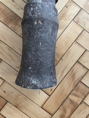 Lot 24 - A RARE CHINESE IRON CANNON, PROBABLY 18TH/ EARLY 19TH CENTURY