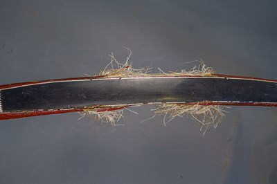 Lot 22 - A CHINESE COMPOSITE BOW, QING DYNASTY, 19TH CENTURY; AND A CHINESE BOW BY YANG FUXI OF JU YUAN HAO