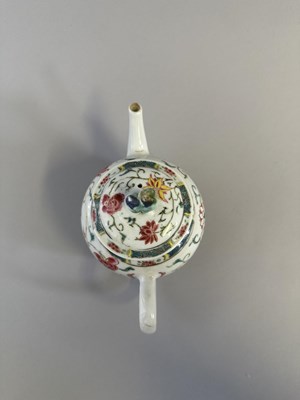 Lot 65 - FOUR CHINESE EXPORT PORCELAIN TEAPOTS AND COVERS, QING DYNASTY, 18TH/19TH CENTURY