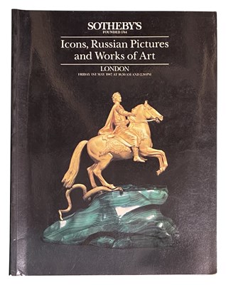 Lot 569 - ICONS, RUSSIAN PICTURES AND WORKS OF ART