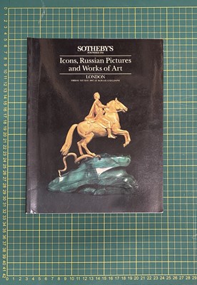 Lot 569 - ICONS, RUSSIAN PICTURES AND WORKS OF ART