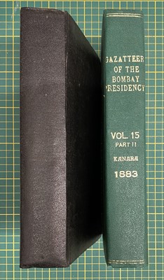 Lot 620 - GAZETTEER OF THE BOMBAY PRESIDENCY, 1883, VOL. 15: PARTS I & II., KANARA