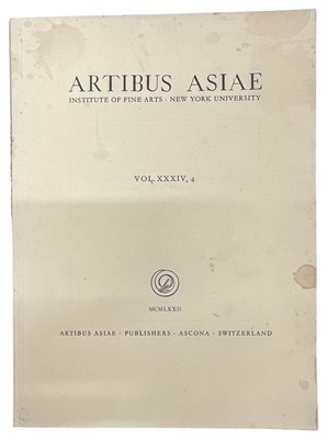 Lot 272 - ARTIBUS ASIAE INSTITUTE OF FINE ARTS VOL. XXXIV, 4